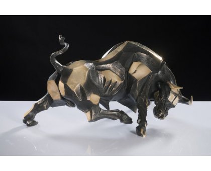 SCULTURA DI BRONZO SABRINA FERRARI ' POWERFUL 1 ' dimensioni L 29,5 x H 17,5 x P 21 cm.
