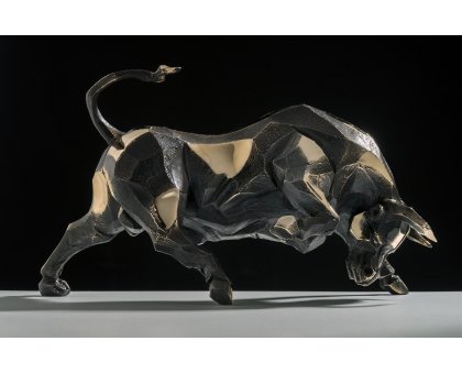 BRONZE SCULPTURE SABRINA FERRARI ' URRACO ' size L 32,5 x H 18,5 x P 15 cm.