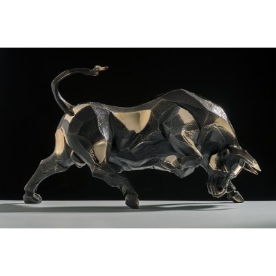 SCULTURA IN BRONZO SABRINA FERRARI ' URRACO ' dimensioni L 32,5 x H 18,5 x P 15 cm.