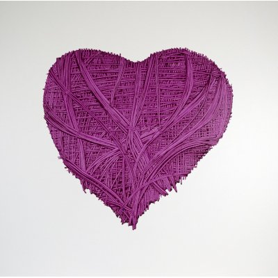 OLIO SU TELA ERIKA MARCHI ' IN YOUR EYES ' dimensioni L 100 x H 100 cm.