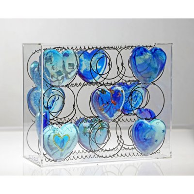 SCULTURA DANIELA FORCELLA ' LITTLE MARYLIN 2 ' dimensioni L 34 x H 28 x P 15 cm.