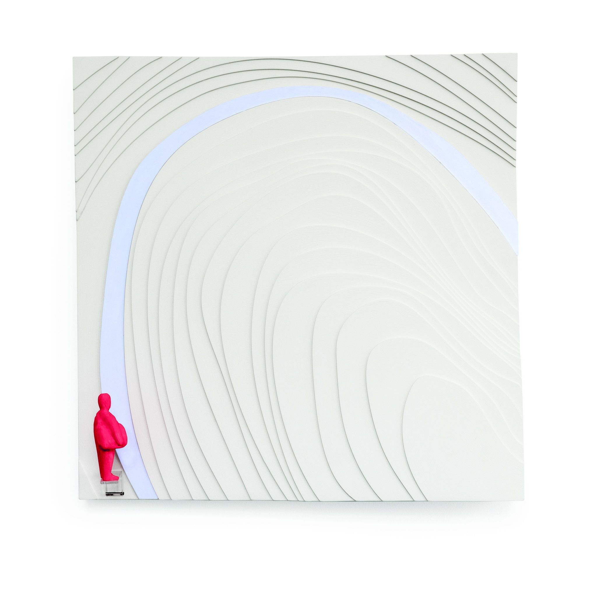SCULTURA  DANIELA FORCELLA ' FRAME 1 '  dimensioni L 50 x H 50 x P 7 cm.