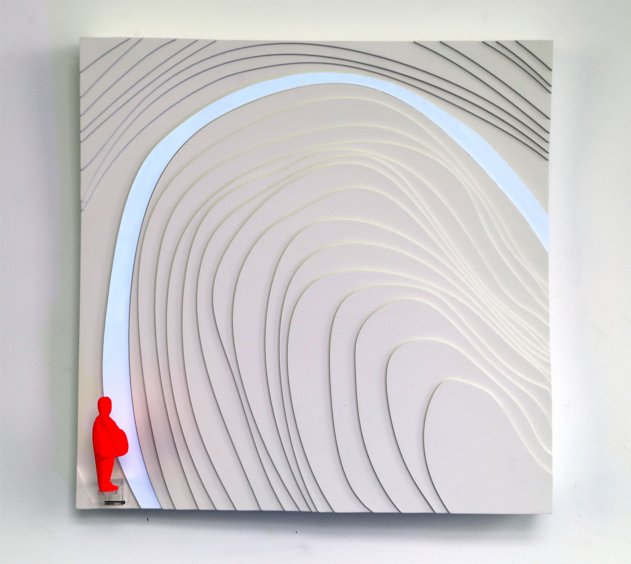 SCULPTURE  DANIELA FORCELLA ' FRAME 1 '  size  L 50 x H 50 x P 7 cm.