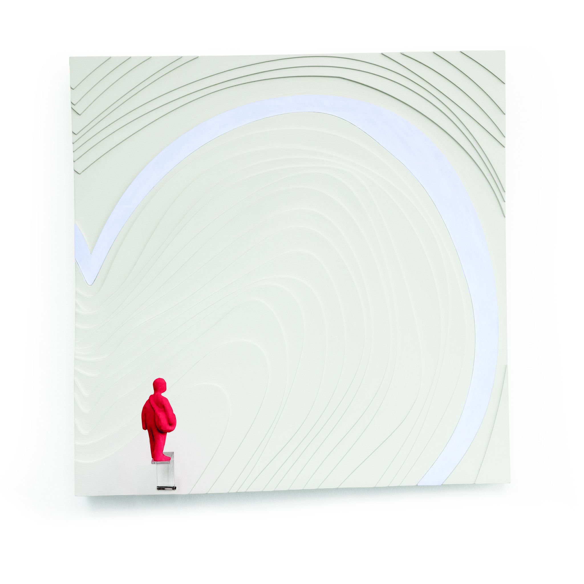 SCULPTURE  DANIELA FORCELLA  ' FRAME 2 '  size  L 50 x H 50 x P 7 cm.