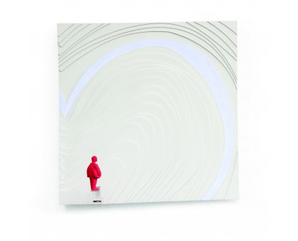 SCULPTURE DANIELA FORCELLA ' FRAME 2 ' size L 50 x H 50 x P 7 cm.