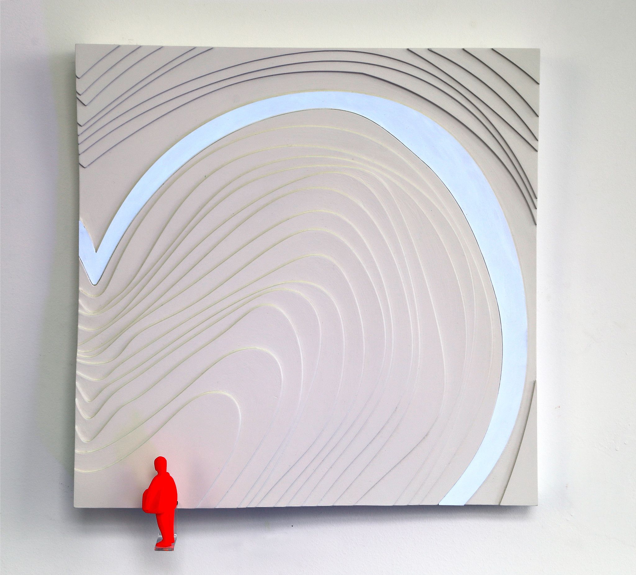 SCULPTURE  DANIELA FORCELLA  ' FRAME 2 '  size  L 50 x H 50 x P 7 cm.