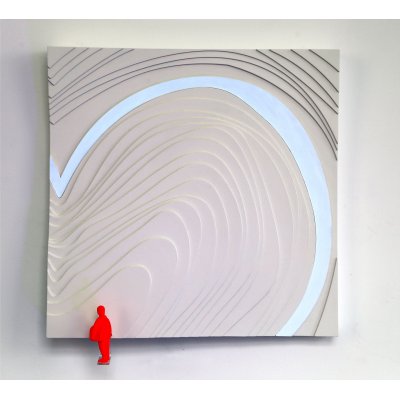 SCULTURA DANIELA FORCELLA ' FRAME 2 ' dimensione L 50 x H 50 x P 7 cm.