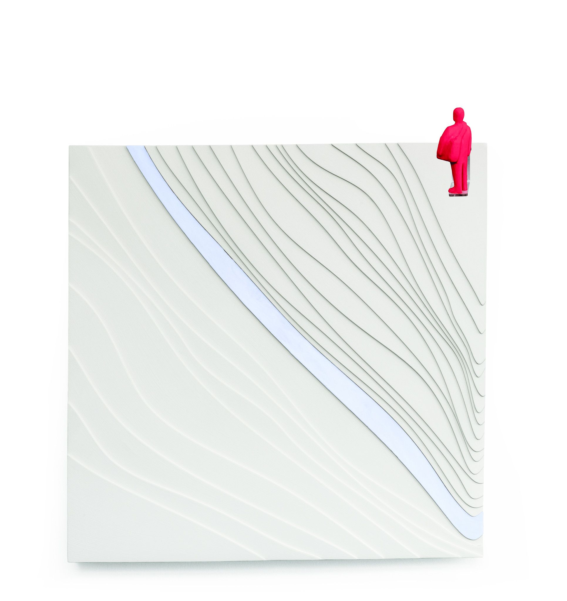 SCULTURA  DANIELA   FORCELLA ' FRAME 3 '  dimensioni L 50 x H 50 x P 7 cm.