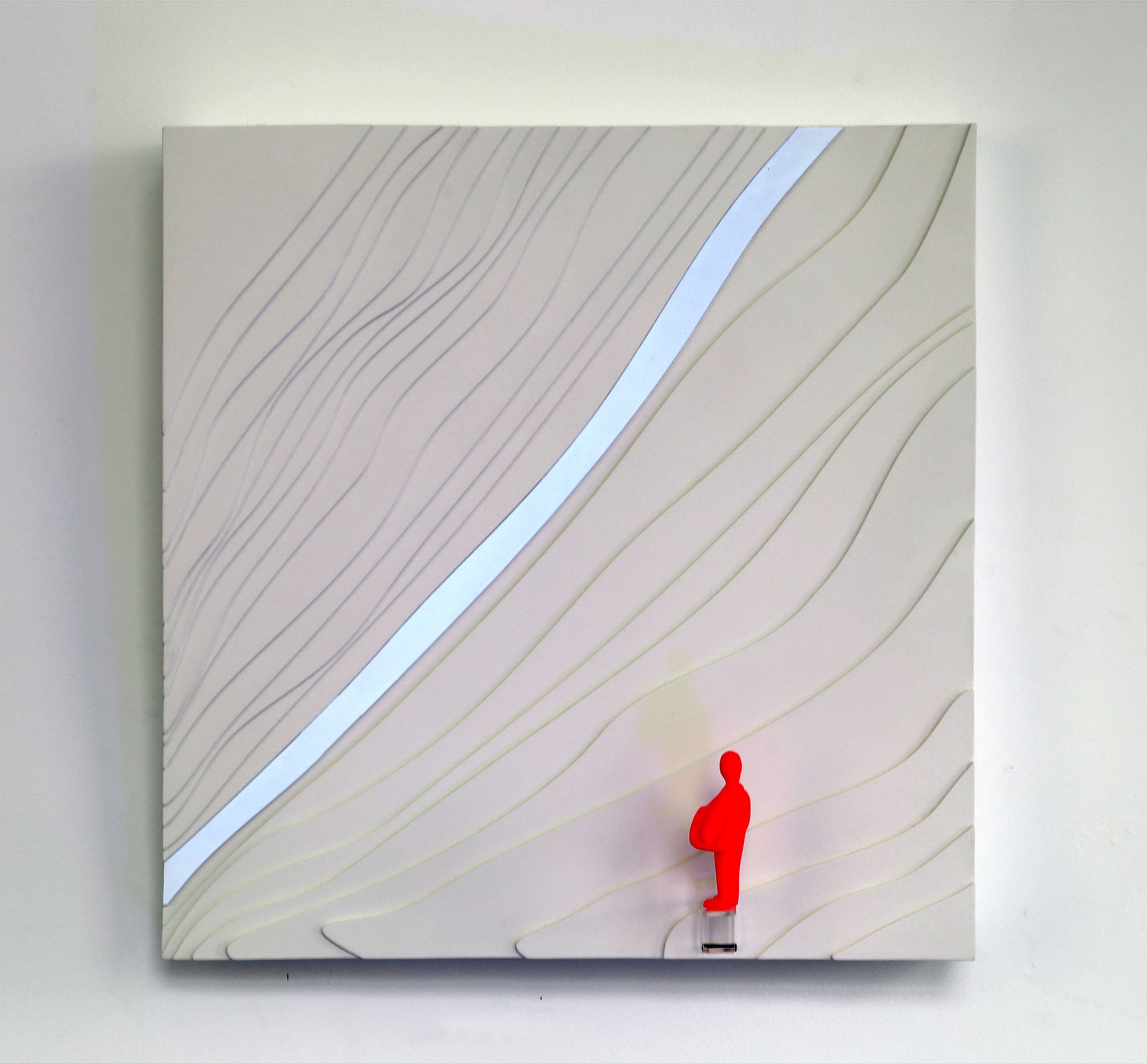  SCULTURA  DANIELA FORCELLA ' FRAME 4 ' dimensioni L 50 x H 50 x P 7 cm.