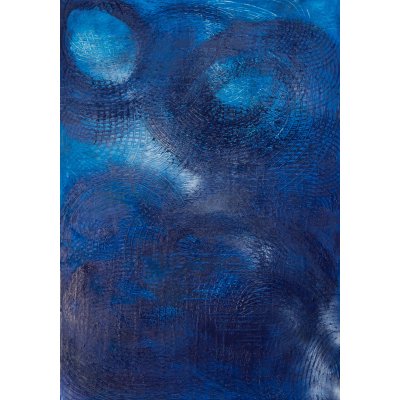 MIXED MEDIA GABRIELLA TOLLI ' OCEAN ' dimensioni L 70 x H 100 cm.