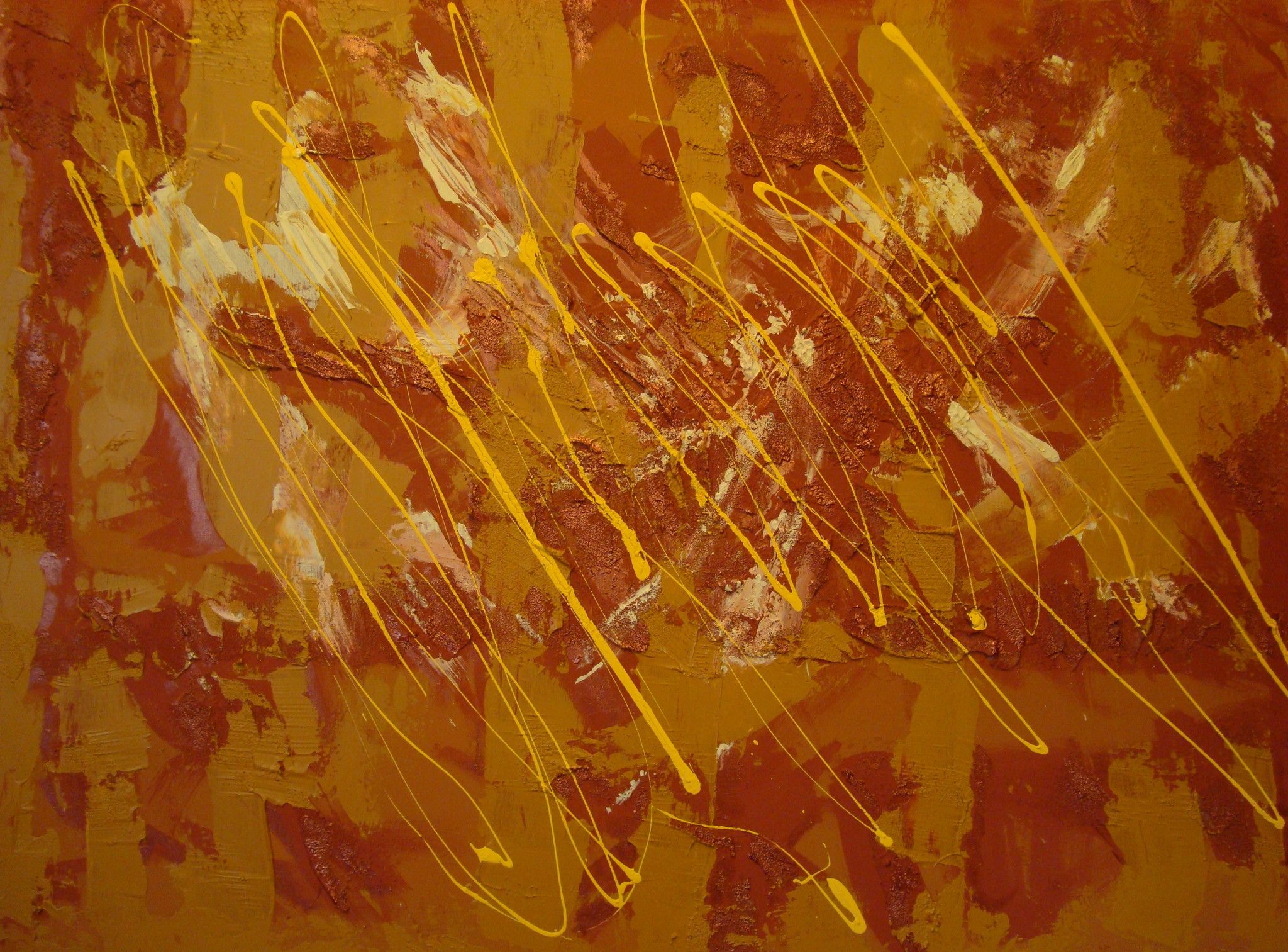 MIXED MEDIA  GABRIELLA TOLLI ' RAME CU '  dimensioni L 120 x H 80 cm.