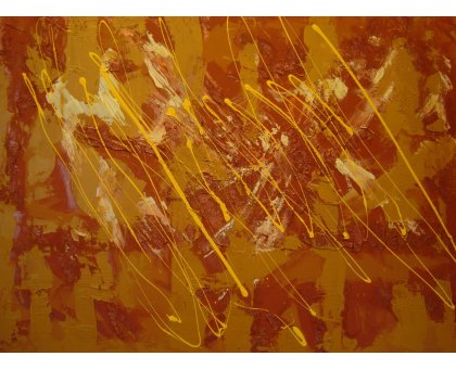 MIXED MEDIA GABRIELLA TOLLI ' RAME CU ' dimensioni L 120 x H 80 cm.