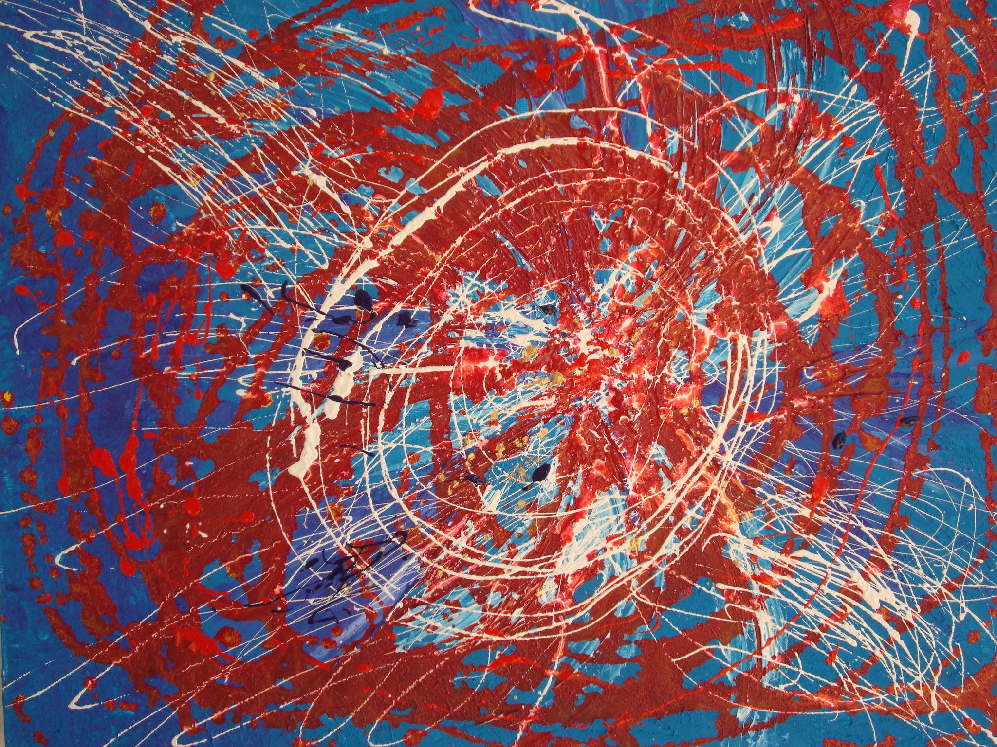 MIXED MEDIA  GABRIELLA TOLLI ' NUCLEO '  dimensioni L 50 x H 40 cm.