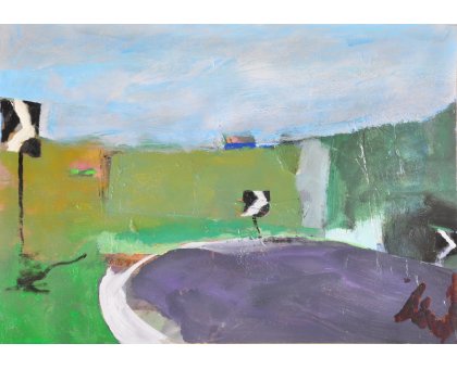 MIXED MEDIA TONINO GOTTARELLI ' LA LUCE AGGIUNTA ' dimensioni L 49 x H 69 cm.