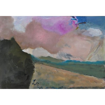 MIXED MEDIA TONINO GOTTARELLI ' LE NUVOLE TRA DI LORO ' dimensioni L 70 x H 100 cm.