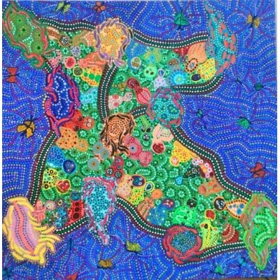 ACRILICO SU TELA COSTANTINO GIOVINE ' LOOK DOWN ' dimensioni L 70 x H 70 cm.