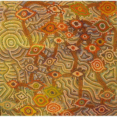 ACRILICO SU TELA COSTANTINO GIOVINE 'I MIEI VIAGGI' dimensioni L 70 x H 70 cm.