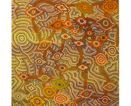 ACRILICO SU TELA COSTANTINO GIOVINE 'I MIEI VIAGGI' dimensioni L 70 x H 70 cm.