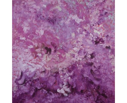 MIXED MEDIA SU JUTA FEOFEO 'L'ESTASI' dimensioni L 120 x H 120 cm.