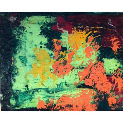 MIXED MEDIA MAURO CONSONNI ' ASTRATTO 5 ' dimensioni L 50 x H 50 cm.