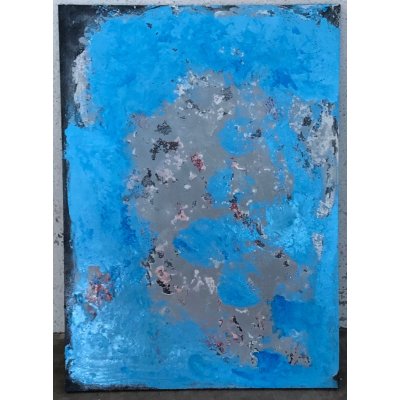 MIXED MEDIA MAURO CONSONNI ' ASTRATTO 2 ' dimensioni L 60 x H 60 cm.