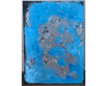 MIXED MEDIA MAURO CONSONNI ' ASTRATTO 2 ' dimensioni L 60 x H 60 cm.