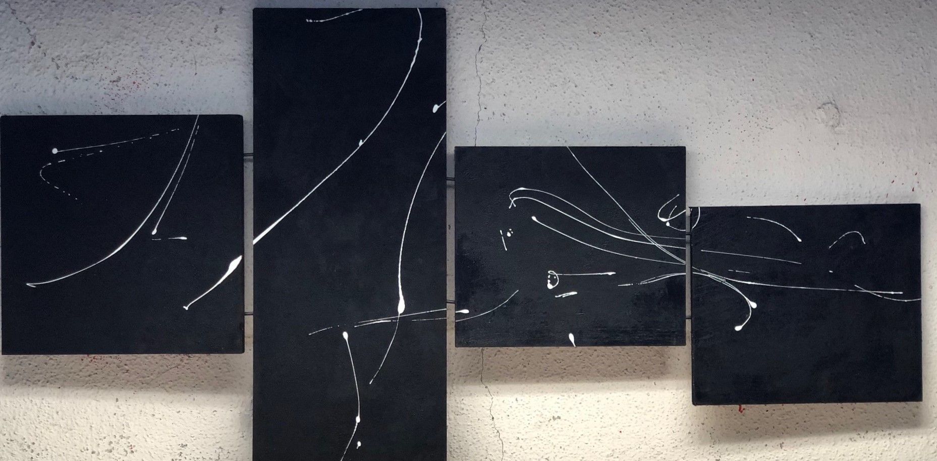 MIXED MEDIA  MAURO CONSONNI ' MUSICA '  dimensioni L 150 x H 70 cm.