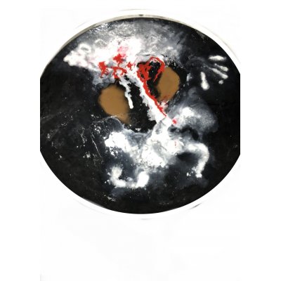 MIXED MEDIA MAURO CONSONNI ' ASTRATTO 8 ' dimensioni D 120 cm.