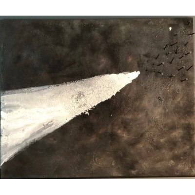 MIXED MEDIA MAURO CONSONNI ' ASTRATTO 6 ' dimensioni L 80 x H 60 cm.