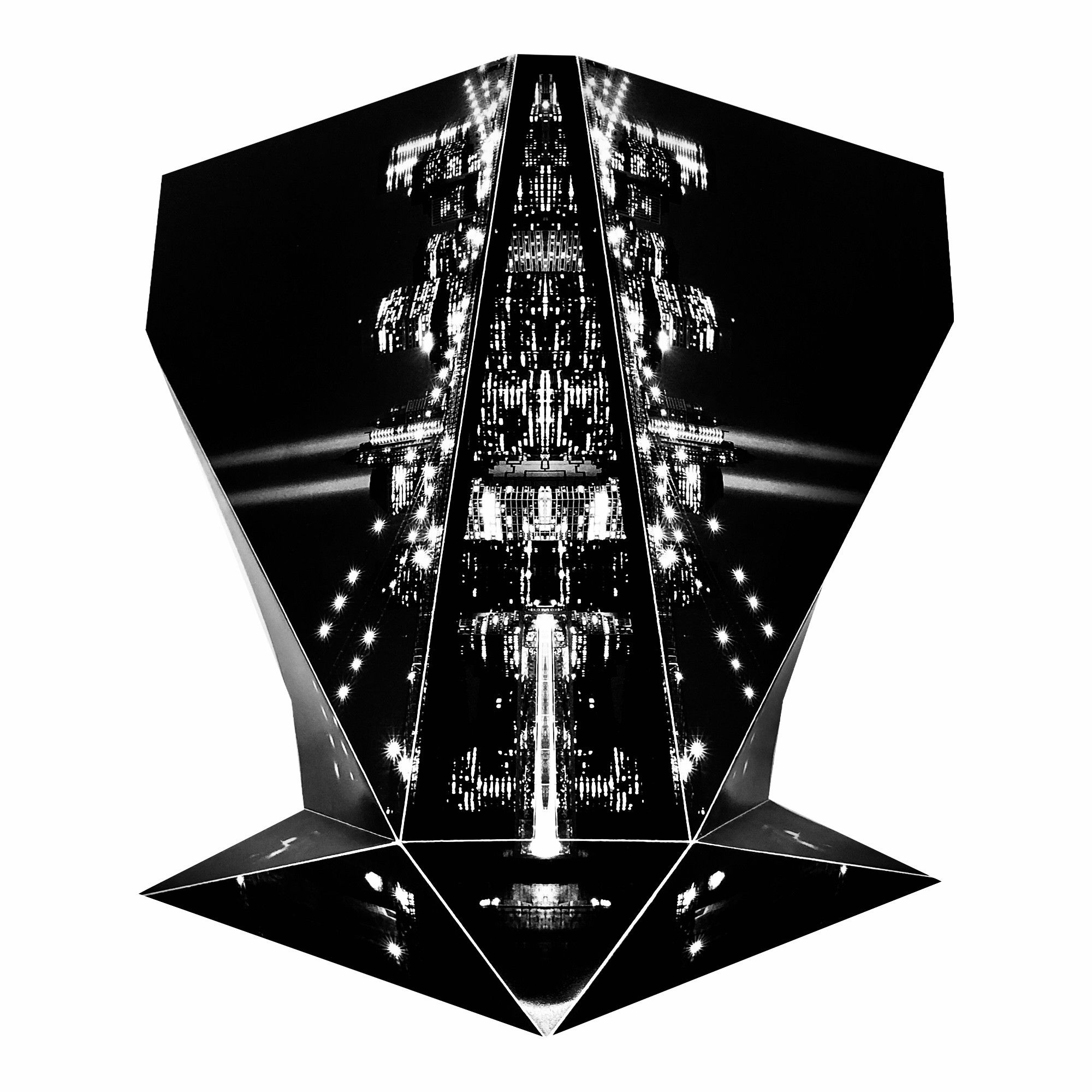 FOTOGRAFIA PARAMETRICA  MAX FALSETTA SPINA ' METAFOTOGRAFIA 1 '  dimensioni L 33 x H 33 x P 12 cm.