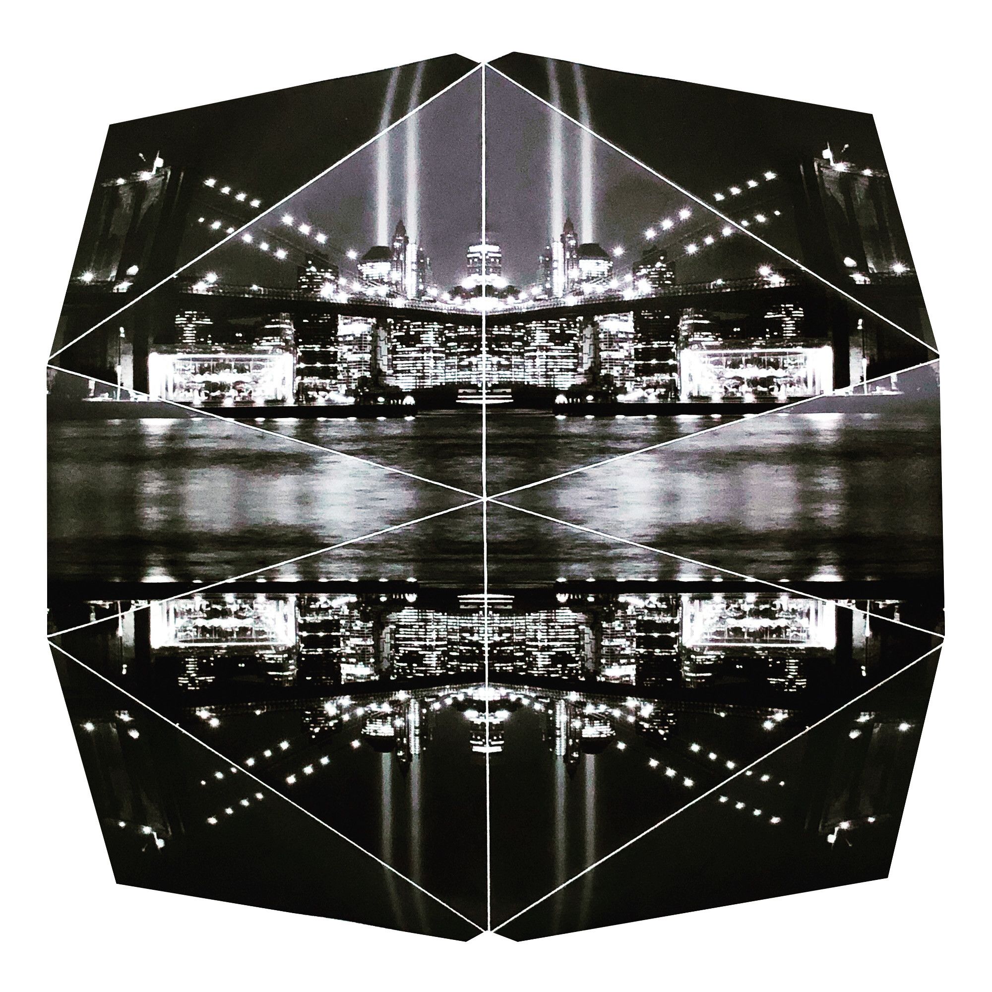 FOTOGRAFIA PARAMETRICA  MAX FALSETTA SPINA ' METAFOTOGRAFIA 4 '  dimensioni L 33 x H 33 x P 12 cm.