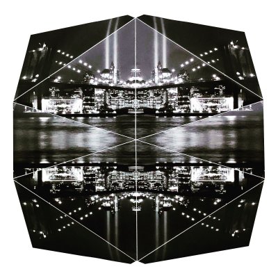 FOTOGRAFIA PARAMETRICA MAX FALSETTA SPINA ' METAFOTOGRAFIA 4 ' dimensioni L 33 x H 33 x P 12 cm.