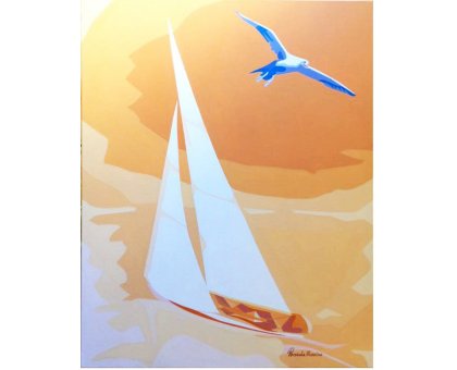 ACRILICO SU TELA PIERNICOLA MUSOLINO ' FREDOM ' dimensioni L 80 x H 100 cm.