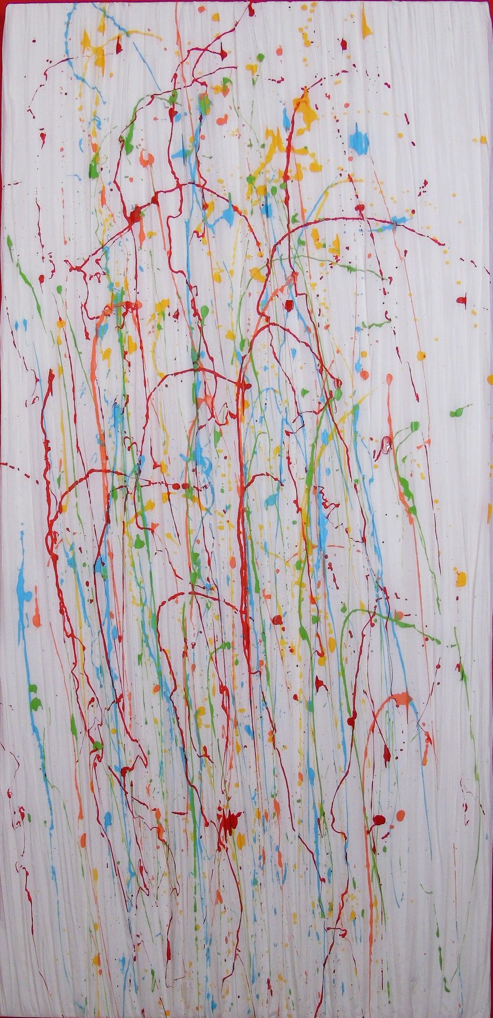 MIXED MEDIA  DARIO DABBENI ' OPERA Nr. 16 '  dimensioni L 60 x H 125 cm.