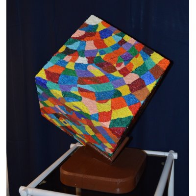 SCULTURA RICCARDO VELLUTO ' WE ARE TRAMPLED ' dimensioni L 50 x H 56 x P 50 cm.
