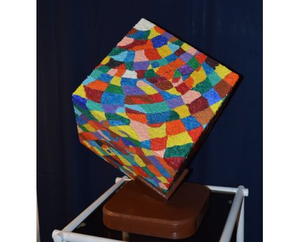 SCULTURA RICCARDO VELLUTO ' WE ARE TRAMPLED ' dimensioni L 50 x H 56 x P 50 cm.