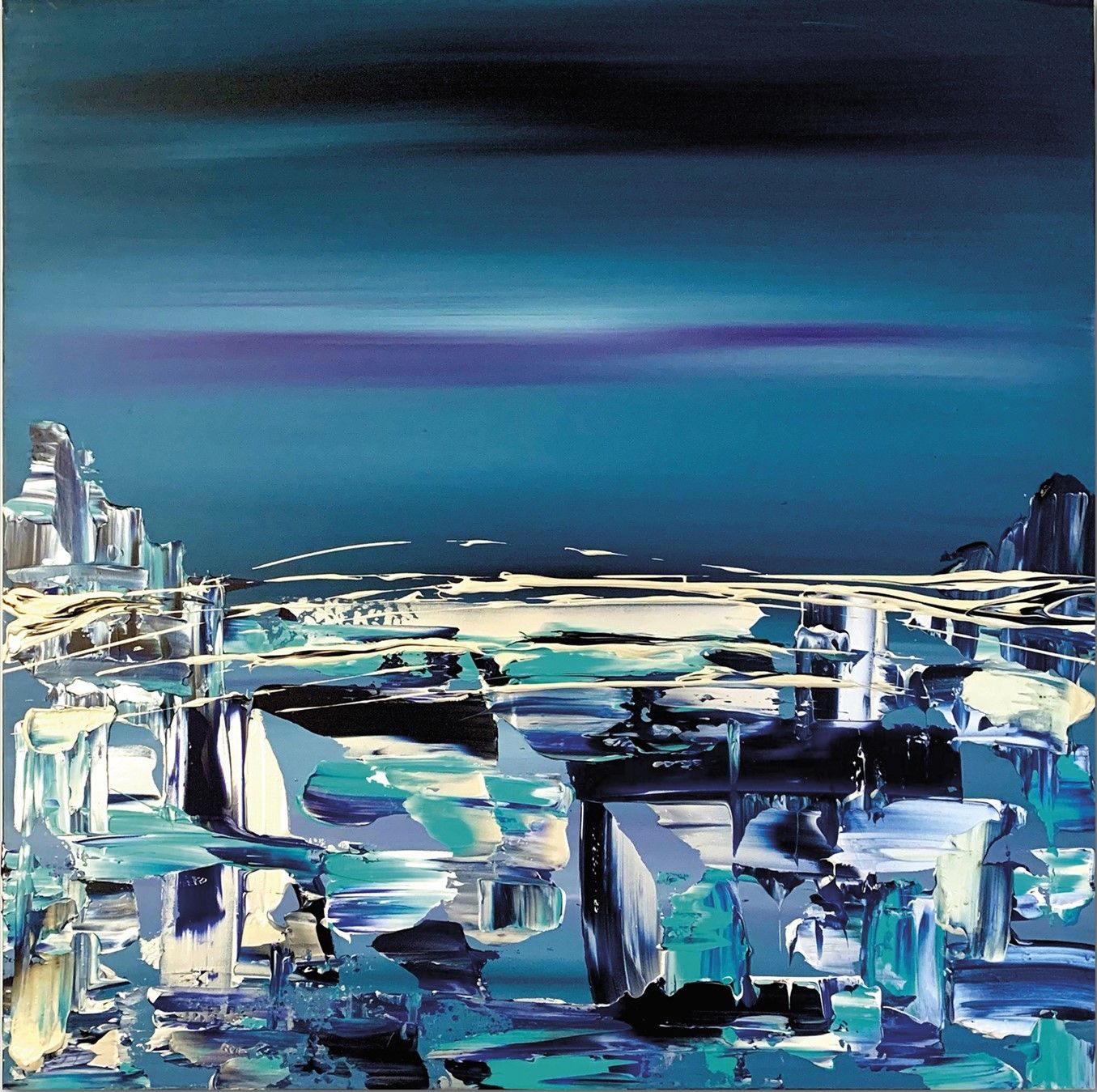 OIL ON CANVAS MIRELLA SCOTTON " ANONIMO VENEZIANO "  size  L 120 x H 100 cm.