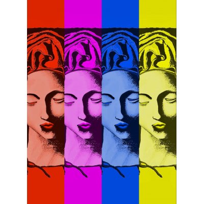 MIXED MEDIA SU TELA TIZIANA STOCCO ' LA MIA PIETA' DI SAN PIETRO 2 ' dimensioni L 40 x H 50 cm.