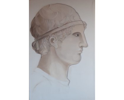 ACRILICO SU TELA STEFANIA COLOMBO ' BOY ' dimensioni L 120 x H 80 cm.