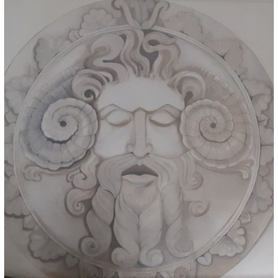 ACRILICO SU TELA STEFANIA COLOMBO ' FORTUNE ' dimensioni L 150 x H 150 cm.