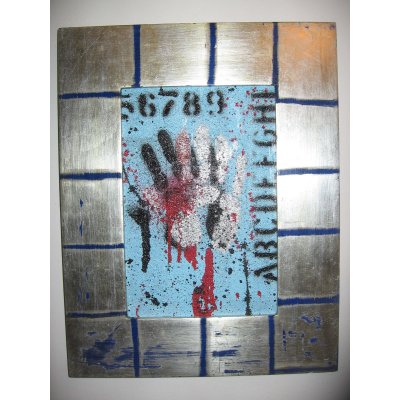 ACRILICO SU TELA FRANCESCO CAMPANELLA ' HOPE ' dimensioni L 35 x H 45 cm.