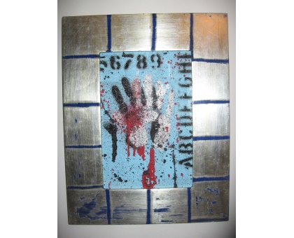 ACRILICO SU TELA FRANCESCO CAMPANELLA ' HOPE ' dimensioni L 35 x H 45 cm.