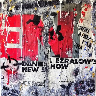 ACRILICO SU TELA FRANCESCO CAMPANELLA ' UNTITLED ' dimensioni L 60 x H 60 cm.