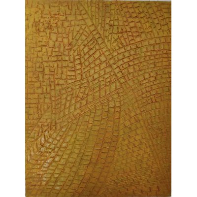 MIXED MEDIA SU TELA MAURO MASETTI ' PERCORSI ' dimensioni L 48 x H 64 cm.