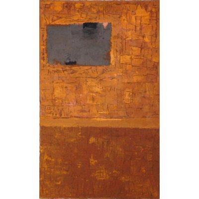 MIXED MEDIA SU TELA MAURO MASETTI ' PASSAGGIO TRA DESERTI ' dimensioni L 55 x H 90 cm.