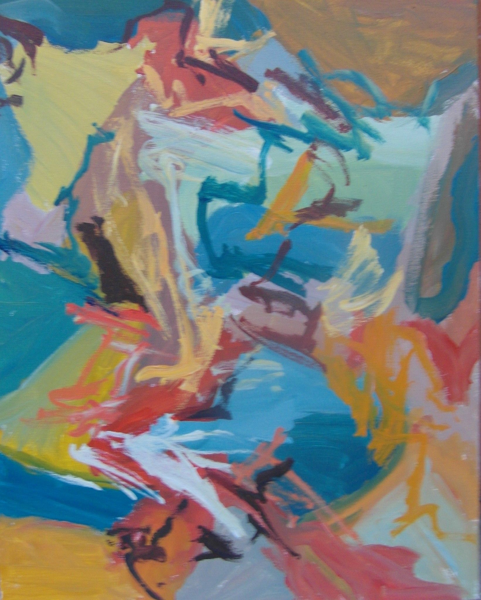 ACRILICO SU TELA  MAURO GALLETTI  ' MN  MANGANESE '  dimensione L 40 x H 50 cm.