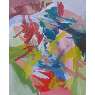 ACRILICO SU TELA MAURO GALLETTI ' SC SCANDIUM ' dimensioni L 40 x H 50 cm.