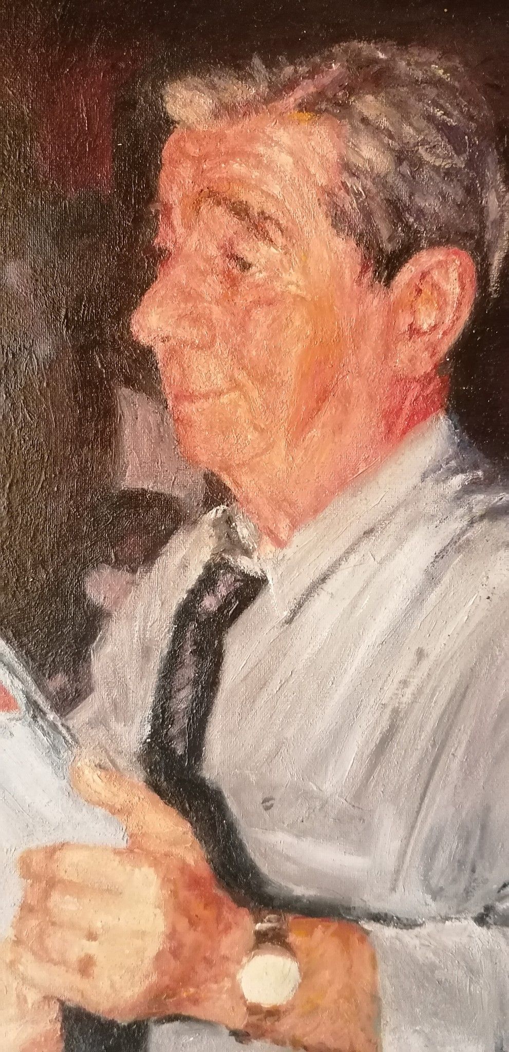 OLIO SU TELA  FABRIZIO SPATARO ' COPPIA AL BALLO '  dimensioni L 35 x H 50 cm.