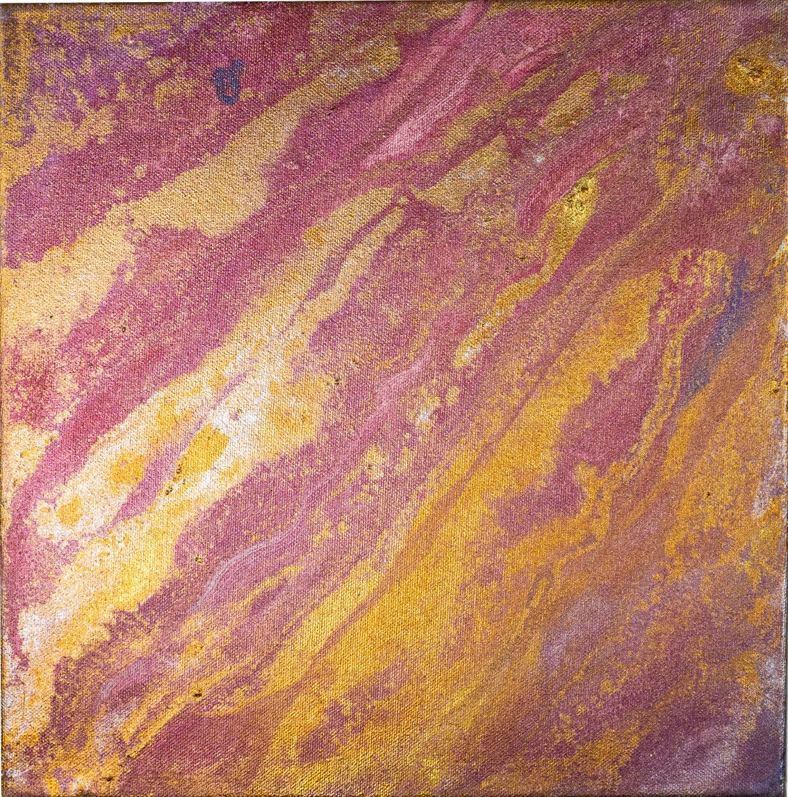 MIXED MEDIA SU TELA  PAOLA HULLER ' MESSAGGIO NELLA BOTTIGLIA N. 121 '  dimensioni L 30 x H 30 cm.