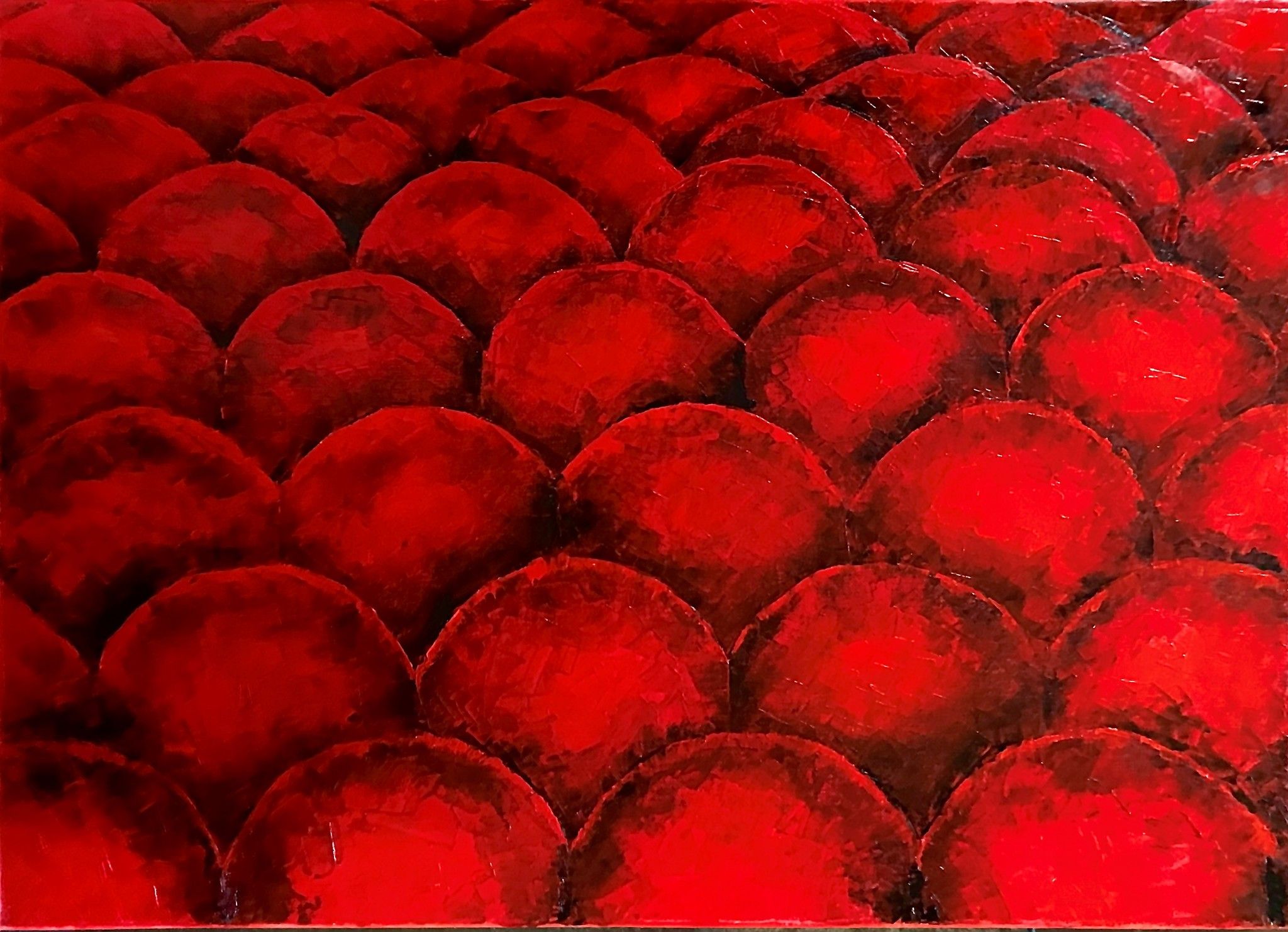 OLIO SU TELA  LORENA PREMOLI ' CINEMA '  dimensioni L 70 x H 50 cm.